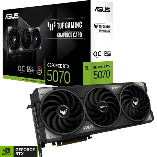 Placa de Vídeo Asus Tuf Gaming Geforce RTX 5070 12 GB GDDR7