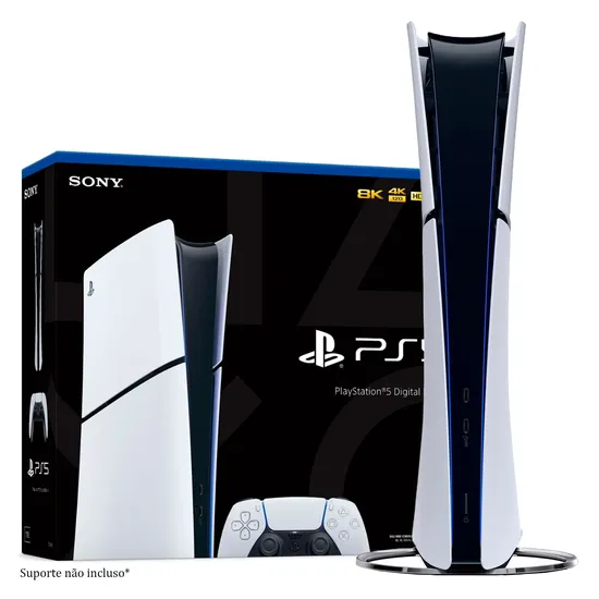 Console Sony Playstation 5 Slim 4K Edição Digital 825GB SSD